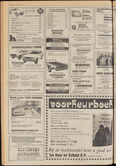 De Gecombineerde Gelderland, 10 februari 1979