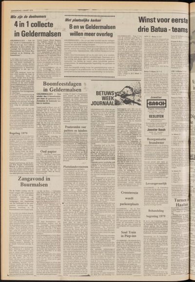 De Gecombineerde Gelderland, 1 maart 1979