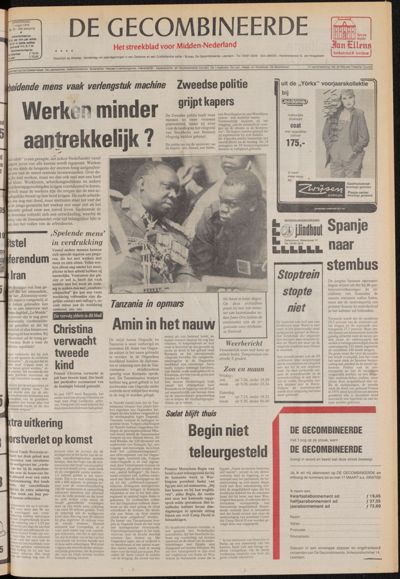 De Gecombineerde Gelderland, 1 maart 1979