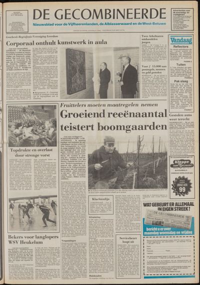 De Gecombineerde Gelderland, 12 januari 1987