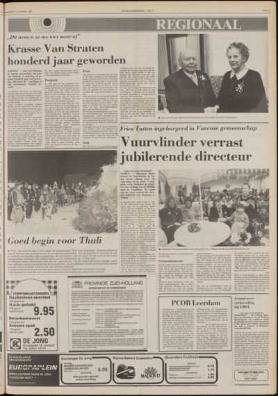 De Gecombineerde Gelderland, 12 januari 1987
