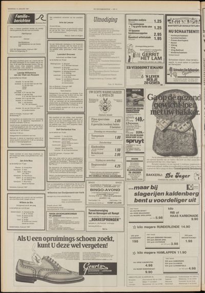 De Gecombineerde Gelderland, 12 januari 1987