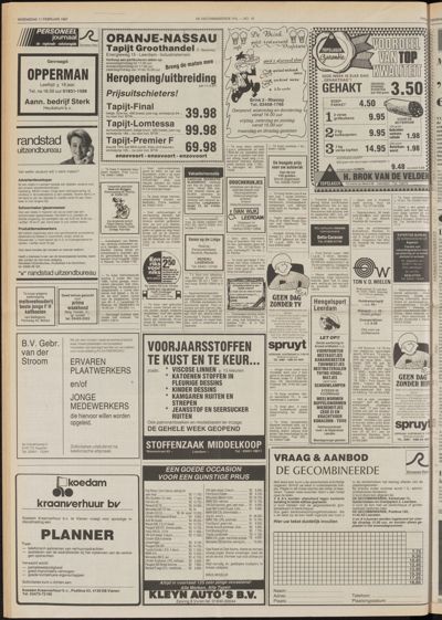 De Gecombineerde Gelderland, 11 februari 1987