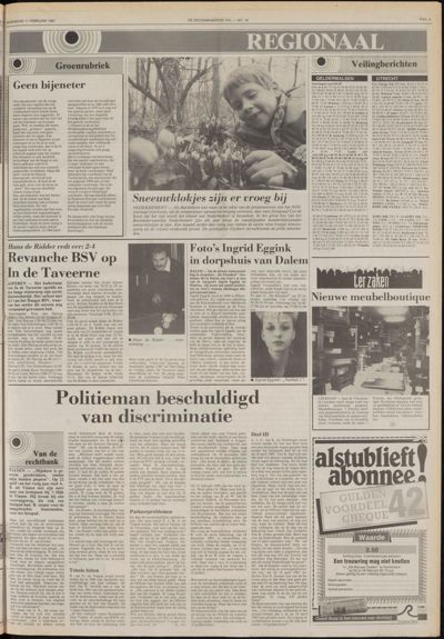 De Gecombineerde Gelderland, 11 februari 1987