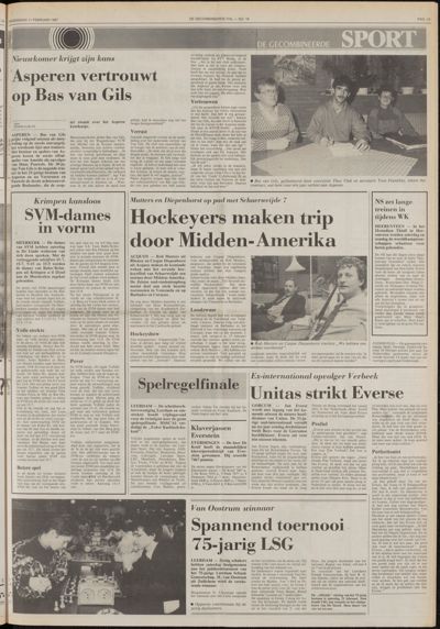 De Gecombineerde Gelderland, 11 februari 1987