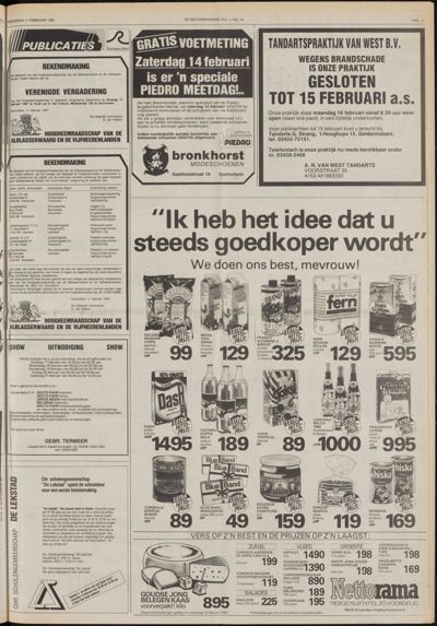 De Gecombineerde Gelderland, 11 februari 1987