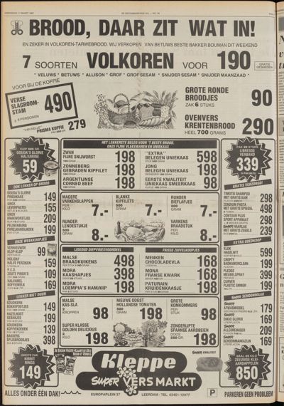 De Gecombineerde Gelderland, 11 maart 1987