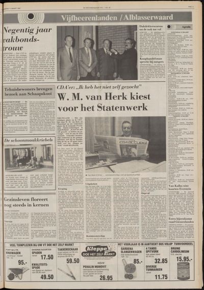 De Gecombineerde Gelderland, 11 maart 1987