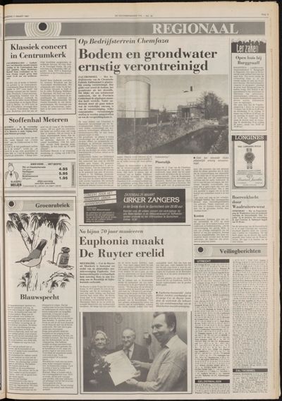 De Gecombineerde Gelderland, 11 maart 1987