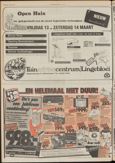 De Gecombineerde Gelderland, 11 maart 1987