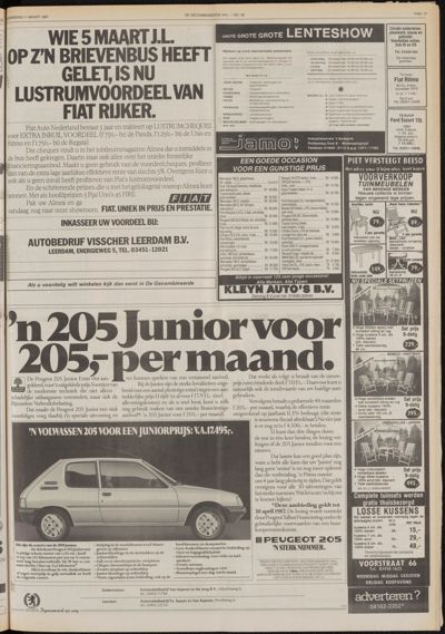 De Gecombineerde Gelderland, 11 maart 1987