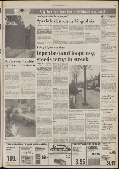 De Gecombineerde Gelderland, 1 april 1987