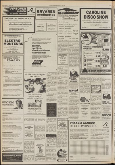 De Gecombineerde Gelderland, 1 april 1987