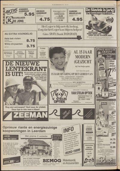 De Gecombineerde Gelderland, 1 april 1987