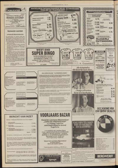 De Gecombineerde Gelderland, 1 april 1987