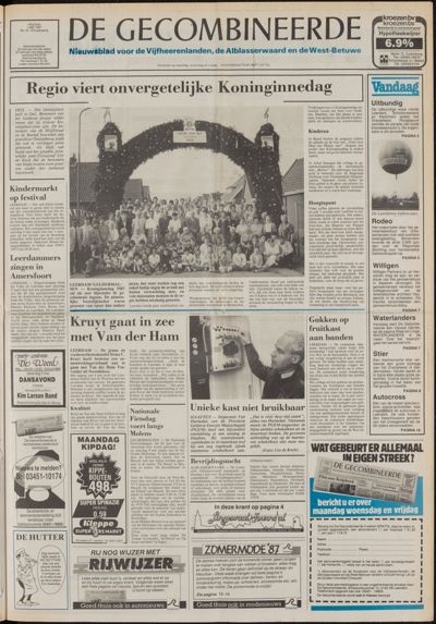 De Gecombineerde Gelderland, 1 mei 1987