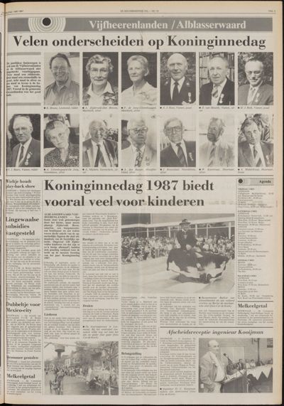 De Gecombineerde Gelderland, 1 mei 1987