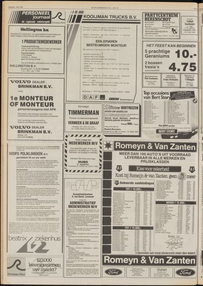 De Gecombineerde Gelderland, 1 mei 1987