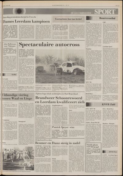De Gecombineerde Gelderland, 1 mei 1987