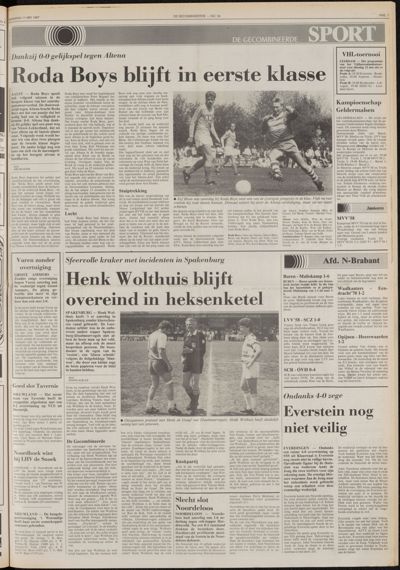 De Gecombineerde Gelderland, 11 mei 1987