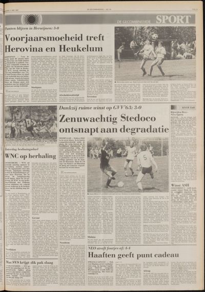 De Gecombineerde Gelderland, 11 mei 1987