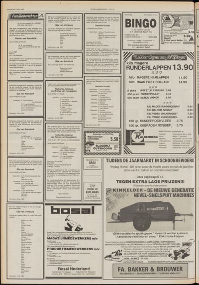 De Gecombineerde Gelderland, 11 mei 1987