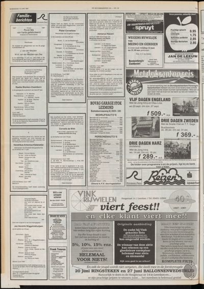 De Gecombineerde Gelderland, 10 juni 1987