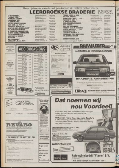 De Gecombineerde Gelderland, 12 juni 1987