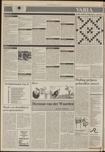 De Gecombineerde Gelderland, 1 juli 1987
