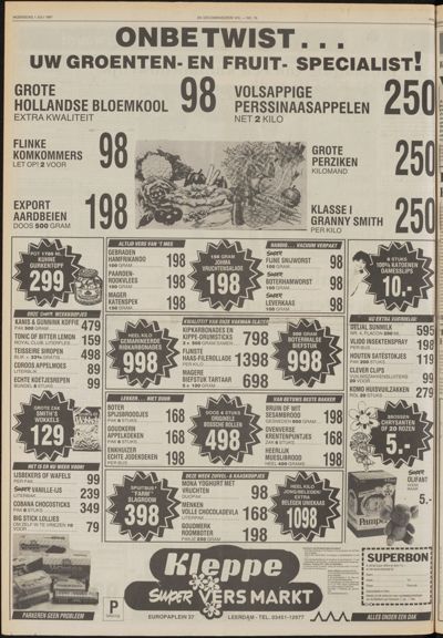 De Gecombineerde Gelderland, 1 juli 1987