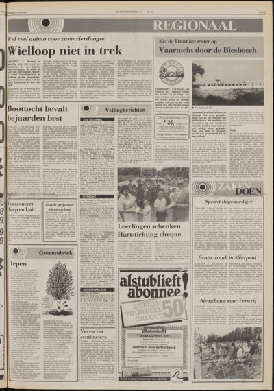 De Gecombineerde Gelderland, 1 juli 1987