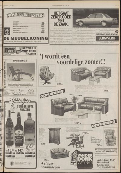 De Gecombineerde Gelderland, 1 juli 1987