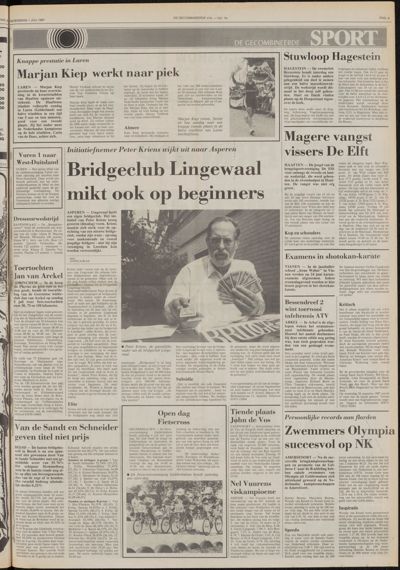 De Gecombineerde Gelderland, 1 juli 1987