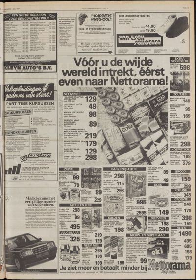 De Gecombineerde Gelderland, 1 juli 1987