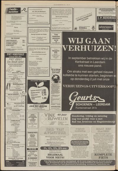 De Gecombineerde Gelderland, 1 juli 1987