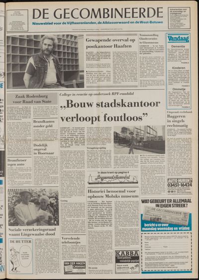 De Gecombineerde Gelderland, 10 juli 1987