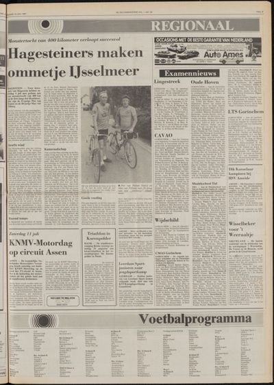 De Gecombineerde Gelderland, 10 juli 1987