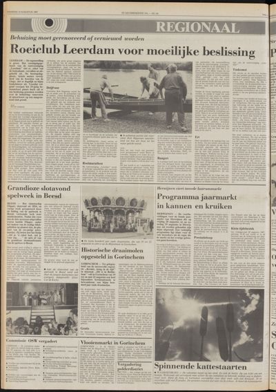 De Gecombineerde Gelderland, 10 augustus 1987