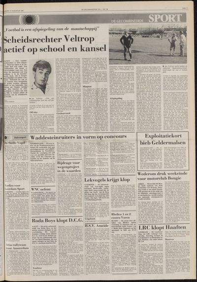De Gecombineerde Gelderland, 12 augustus 1987