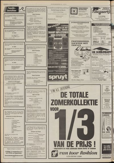 De Gecombineerde Gelderland, 12 augustus 1987