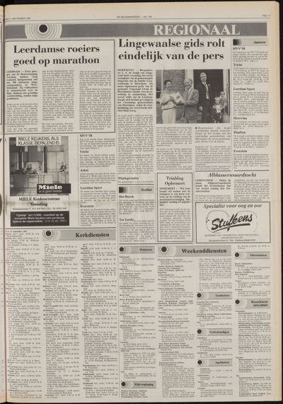 De Gecombineerde Gelderland, 11 september 1987