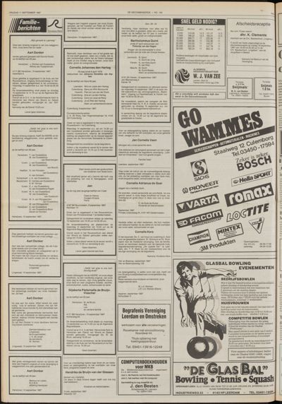De Gecombineerde Gelderland, 11 september 1987