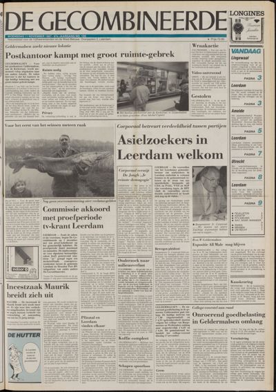 De Gecombineerde Gelderland, 11 november 1987