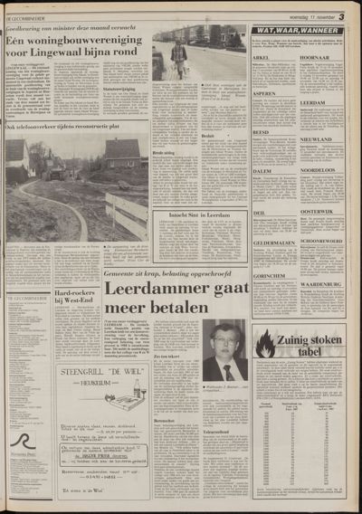 De Gecombineerde Gelderland, 11 november 1987