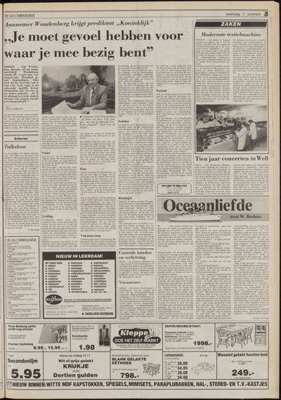 De Gecombineerde Gelderland, 11 november 1987