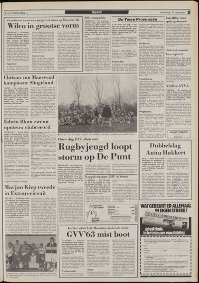 De Gecombineerde Gelderland, 11 november 1987