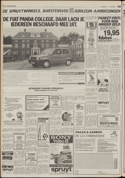De Gecombineerde Gelderland, 11 november 1987