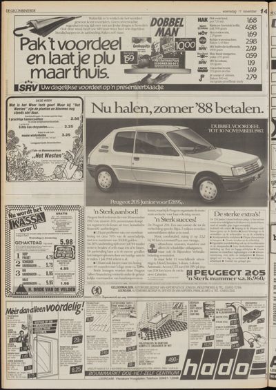De Gecombineerde Gelderland, 11 november 1987
