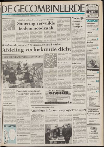 De Gecombineerde Gelderland, 11 december 1987