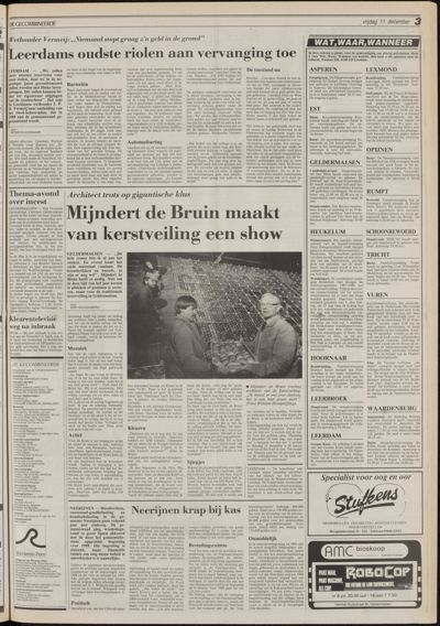 De Gecombineerde Gelderland, 11 december 1987